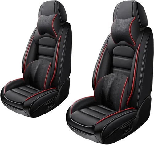Vista 26 de 5 fundas de asiento para Mazda2 2011-2023, fundas de asiento de automóvil de cuero, impermeables, suaves, cómodas fundas de asiento de automóvil