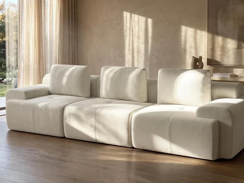 Vista 26 de Sofá de nube de gran tamaño en forma de U de 122 pulgadas, cómodos sofás modulares sin hueso para sala de estar, sofá modular con respaldo alto