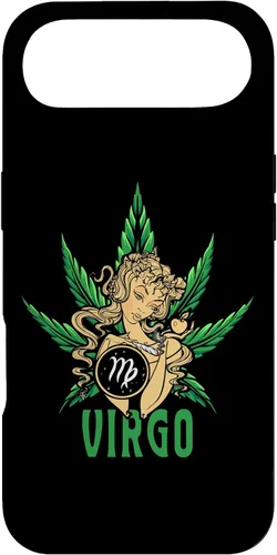 Vista 27 de Zodiac Stoner Vibes: Virgo Cannabis Weed Horoscope Design Case para iPhone 17