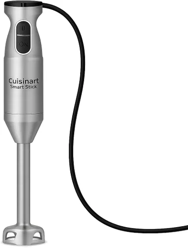 Vista 3 de Cuisinart - Batidora de mano inteligente con cable de dos velocidades, potente batidora de inmersión con motor de 300 W, batidos, batidos, puré Rojo