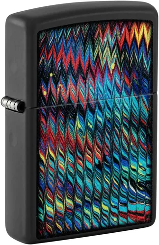 Vista 10 de Zippo Encendedor de Bolsillo de Latón Armor Pulido con Diseño de Ondas de Lujo