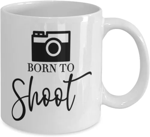 Vista 2 de Coffee Tea Mug for Photographer Camera 11 Oz for Mom Dad Birthday Gift