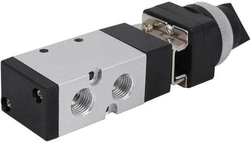 Vista 6 de Msv86522-Tb Válvula de interruptor de válvula de botón mecánico de 5 vías de 2 posiciones para sistema neumático Válvula de botón mecánica de 5 vías