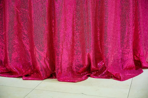 Vista 101 de Mantel de lentejuelas de 60 x 102 pulgadas, azul bebé, para boda, fiesta, despedida de soltera, rectangular