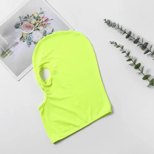 Vista 5 de Máscara facial completa de 3 agujeros, para mujeres y hombres, pasamontañas para motocicleta, bicicleta, caza, ciclismo, gorra de esquí