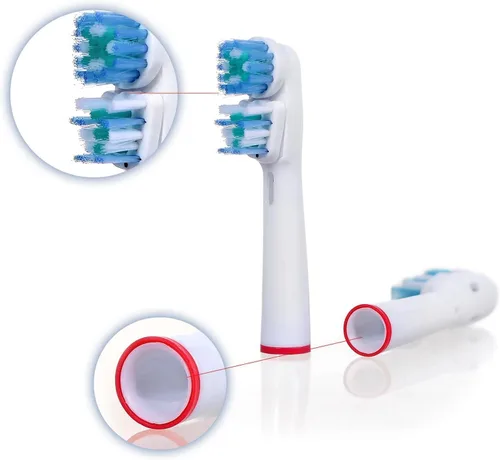 Vista 7 de Cabezales de repuesto para cepillo de dientes eléctrico Braun Oral-B Dual Clean - Paquete de 4