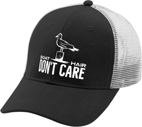 Vista 2 de devor Cap Boat Hair Don't Care Baseball Cap for Men Graphic Denim Dad Hat Adjustable