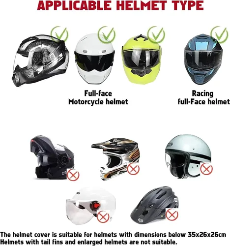 Vista 2 de x xotic tech Cubierta para Casco de Motocicleta de Papá Noel Navideño, Cubierta de Felpa para Casco de Cara Completa de Natividad Papá Noel Sombrero