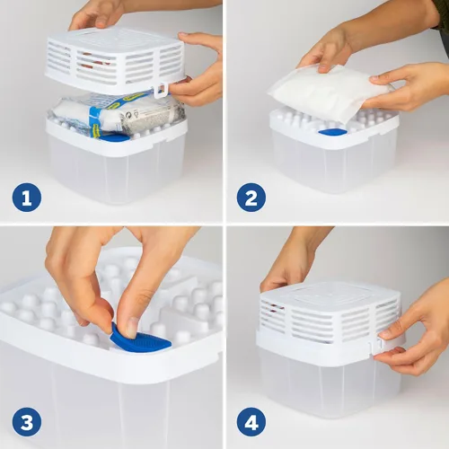 Vista 7 de HUMYDRY Recambios de absorción de humedad para deshumidificador de 15.9