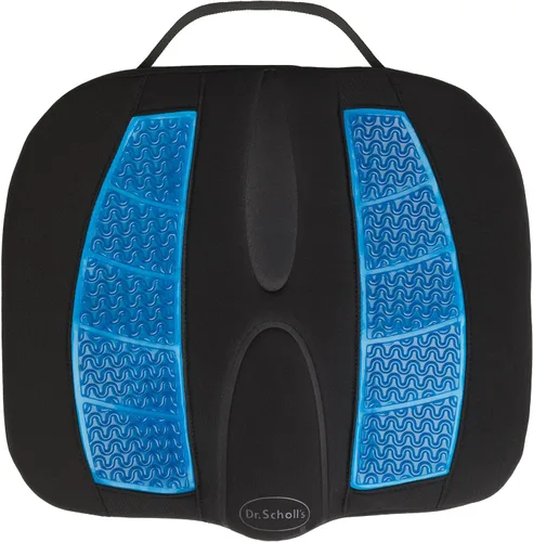 Vista 12 de Dr. Scholl's Max Support Cojín lumbar con infusión de carbón para automóvil, camión, SUV, color negro