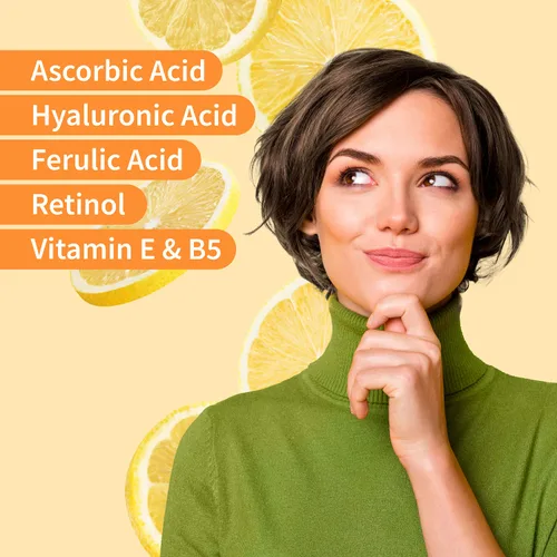 Vista 3 de Ebanel Paquete de 20% de suero de vitamina C y 30% AHA 2% BHA Gel exfoliante químico Peel