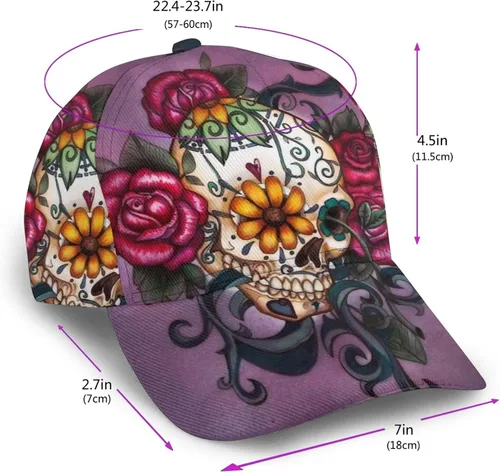 Vista 2 de Gorras de béisbol para hombres y mujeres, gorra de camionero ajustable a presión