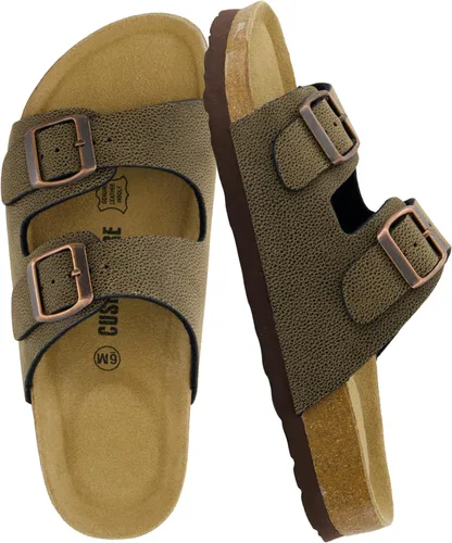 Vista 12 de CUSHIONAIRE Lane Cork Slide Women's Sandals, Comfortable Sandals for Women Negro