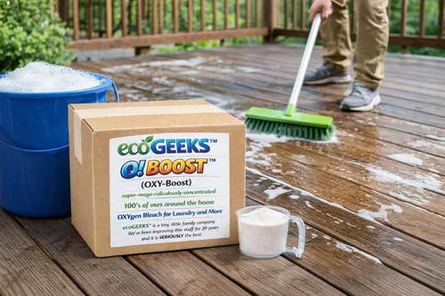 Vista 4 de ecoGEEKS O! Boost (OXY-Boost) Limpiador de blanqueador de oxígeno multiusos 19 libras