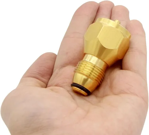 Vista 3 de Hooshing Adaptador para relleno de tanque de propano de 1 libra QCC1