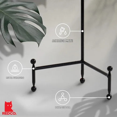 Vista 3 de Decorativo Placa De Trípode y el arte Soporte caballete acabado en negro – 11 pulgadas de altura