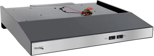 Vista 10 de RecPro Campana extractora RV con filtro de carbón y lámpara LED, motor de 12 V CC, 60 W de eficiencia energética, filtro de carbón integrado, diseño