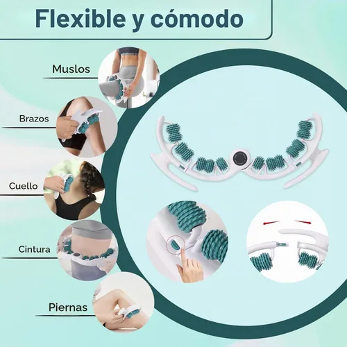 Vista 4 de Herramienta de masaje de celulitis, masajeador de drenaje linfático para piernas