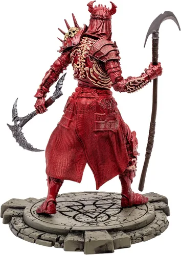 Vista 12 de McFarlane Toys - Diablo IV Rend Bárbaro y Nigromante de Sangre Paquete de 2 Figuras Posadas con Etiqueta de Oro 1:12 Escala 1:12, Etiqueta Dorada