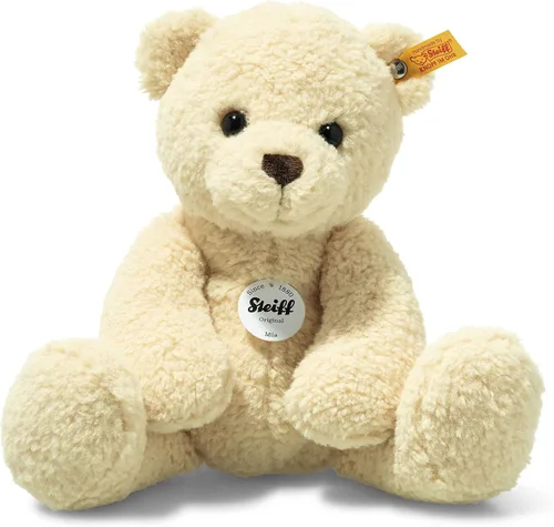 Vista 3 de Steiff Mila - Oso de peluche, color rubio, peluche de primera calidad, pequeño