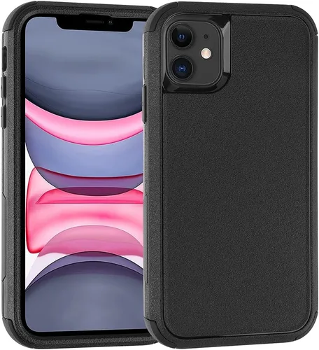 Vista 13 de Co-Goldguard Funda compatible con iPhone 11, 3 capas de protección contra caídas, resistente, a prueba de golpes, para iPhone 11 de 6.1 pulgadas