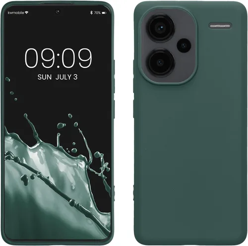 Vista 122 de kwmobile Funda compatible con Xiaomi Redmi Note 9S / 9 Pro / 9 Pro Max - Funda protectora de silicona TPU suave y delgada - Negro mate