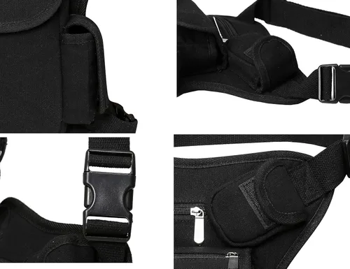 Vista 5 de SEALINF Riñonera de lona Riñonera Racing Drop Leg Bag Motocicleta Bolsa al aire libre