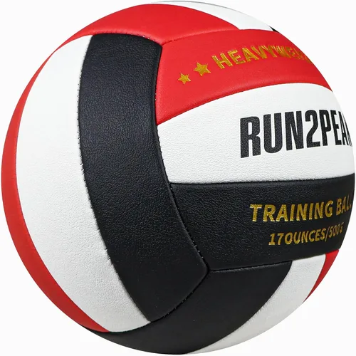 Vista 8 de RUN2PEAK Setter Training Volleyball Official Size 5 Volleyballs Heavy Weight Ball PU Practice Volley Balls for Indoor Rebounder Equipment Setters
