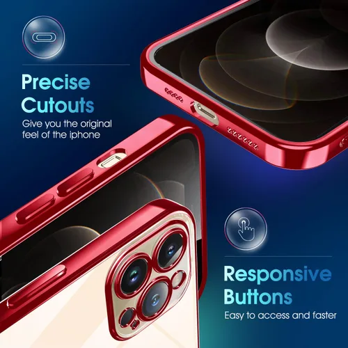 Vista 742 de Supdeal Funda cristalina transparente para iPhone 11, [No se amarillea] [Protección de la cámara] [Probado contra caídas de grado militar] Funda