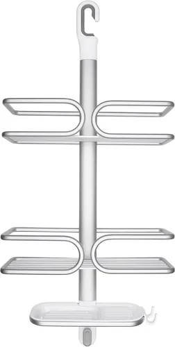 Vista 11 de OXO Good Grips - Carrito de ducha de aluminio de 3 niveles