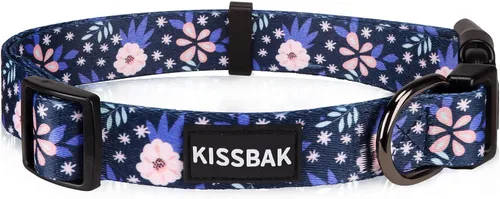 Vista 17 de Collar de perro para perros pequeños y medianos, diseño especial, lindo collar para mascotas, suave, ajustable, elegante, floral, hembra, cachorro