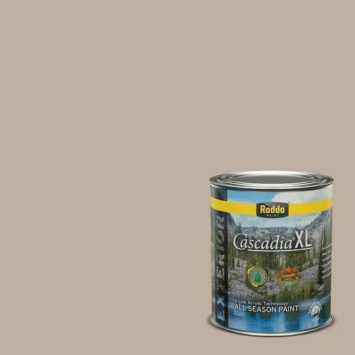 Vista 127 de Rodda Paint CASCADIA XL Pintura e imprimación satinada exterior en uno, cuarto de galón, abulón