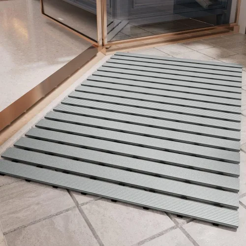 Vista 9 de PADOOR Alfombrilla de Ducha Antideslizante, Alfombrilla de Bañera Resistente Enrollable de Drenaje Rápido Alfombrilla de Bañera Sin Ventosas