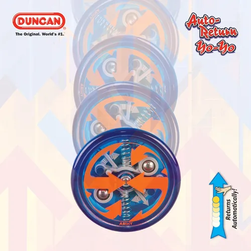 Vista 3 de Duncan Toys Reflex - Yo-Yo con retorno automático, yo-yo principiante con truco de cuerda, azul