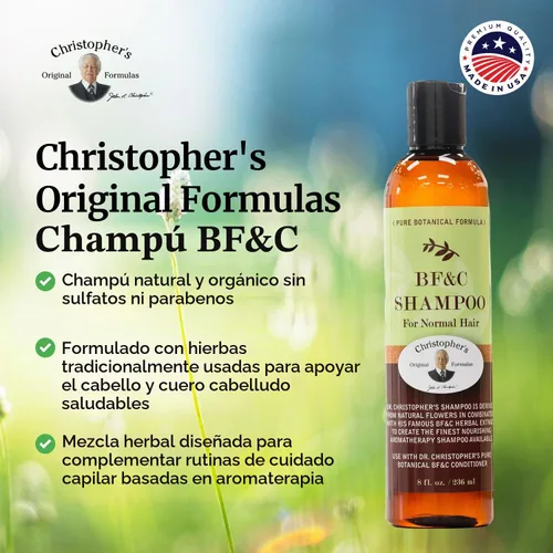 Vista 4 de BF&C Champú Dr. Christopher 8 oz Líquido