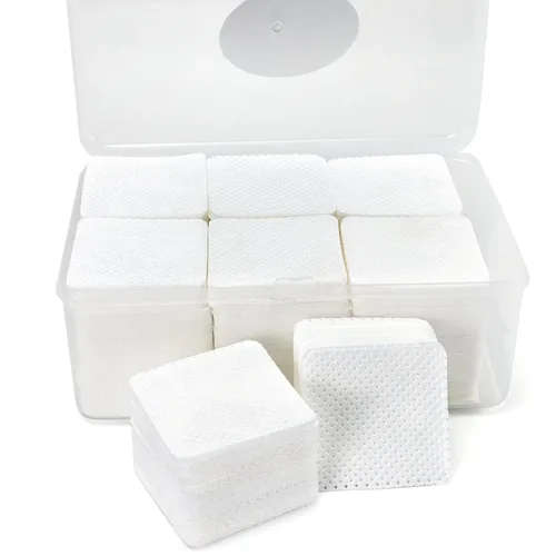 Vista 10 de 540 toallitas de uñas sin pelusas, color blanco, no tejidas, suaves toallitas quitaesmalte para uñas de gel, extensiones de pestañas y suministros