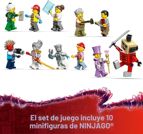 Vista 6 de LEGO NINJAGO City Workshops - Juguete de construcción – Juego de ninja para niños y niñas, a partir de 14 años – Regalo para adolescentes – Incluye