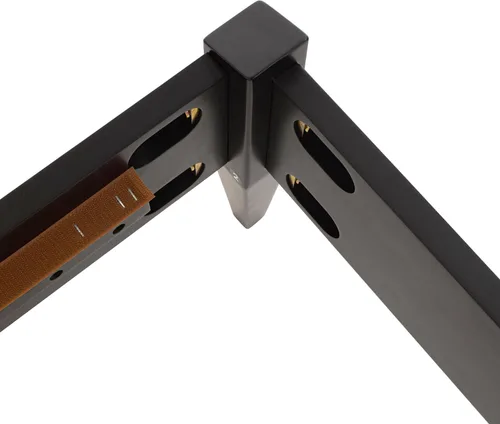 Vista 12 de Bme Dinkee - Marco de cama de plataforma Queen de madera de 15 pulgadas, marco de cama de madera maciza, estilo moderno y minimalista, soporte de 12