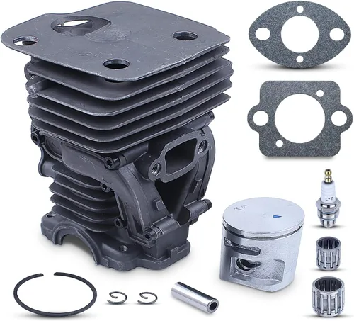 Vista 7 de Kit de anillo de pistón de cilindro de 1.732 in para JONSERED CS 2245 CS2250 S para Husqvarna 445 450 450e, cilindro, pistón, pasador, anillo
