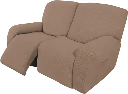 Vista 109 de Easy-Going Funda Elástica para Sofá Reclinable Cobertor de Sofá 4 Piezas Protector de Muebles Sofá Suave con Fondo Elástico Poliéster Spandex Tela