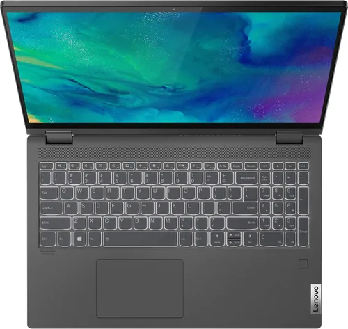 Vista 3 de Lenovo IdeaPad Flex 5 15IIL05 81X3000VUS (Intel i7-1065G7 4-Core, 16GB RAM, 512GB SSD, Intel Iris Plus, 15.6" Touch Full HD (1920x1080), huella