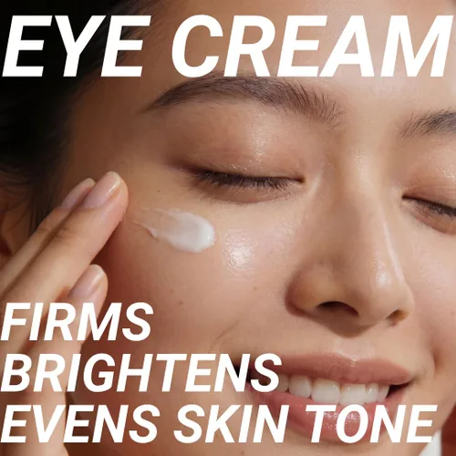 Vista 2 de Crema de ojos orgánica antienvejecimiento para ojeras e hinchazón, suero natural debajo de los ojos con ácido hialurónico, aceite de jojoba