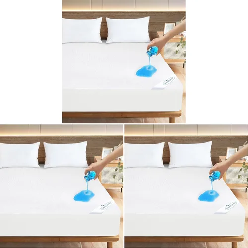 Vista 8 de RV King Terry Mattress Protector Waterproof for 72''×80'' up to14
