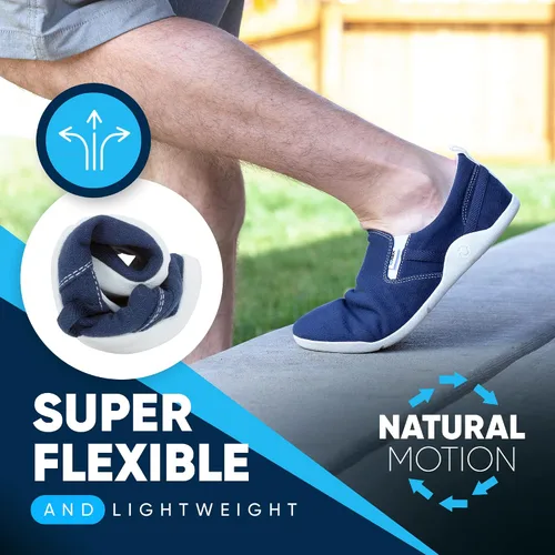 Vista 4 de Xero Shoes Aptos - Zapatos de lona de cáñamo sin cordones para hombre, casuales, ligeros y sin caídas
