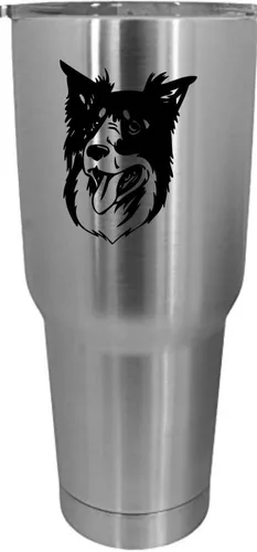 Vista 101 de Cairn Terrier - Vaso grabado con temática de perro, 30 onzas