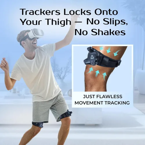 Vista 34 de Skywin VR Tracker Belt & VR Tracker Straps for HTC Vive System, 2 Pack Adjustable Belt and Hand Straps for VR Full Body Tracking