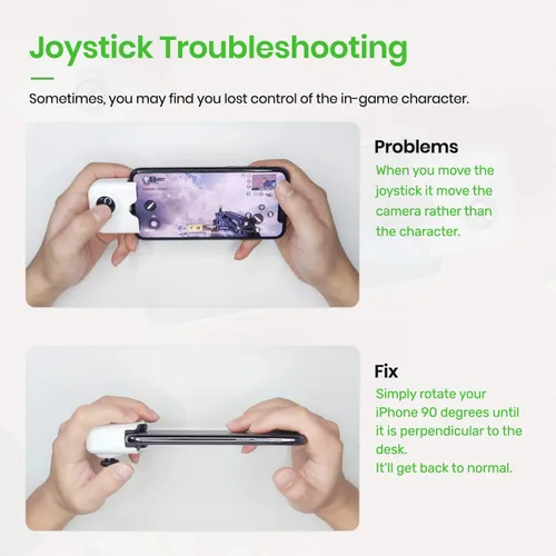 Vista 7 de IFYOO Yao -Joystick con controlador para juegos Mobile Gamepad para jugar compatible con PUBGG Mobile Call of Duty Mobile CODM Wild Rift Genshin