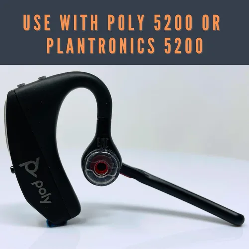 Vista 8 de Poly Plantronics Voyager 5200 - Funda de carga y soporte de acoplamiento, paquete global de Teck con paño de microfibra GTW