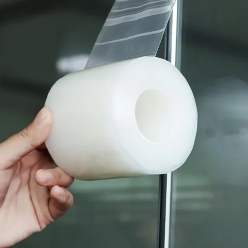 Vista 10 de Cinta de sellado para ventanas 2 pulgadas x 10 metros Aislamiento de corrientes de aire Sin residuos Adhesivo removible Impermeable Para ventanas