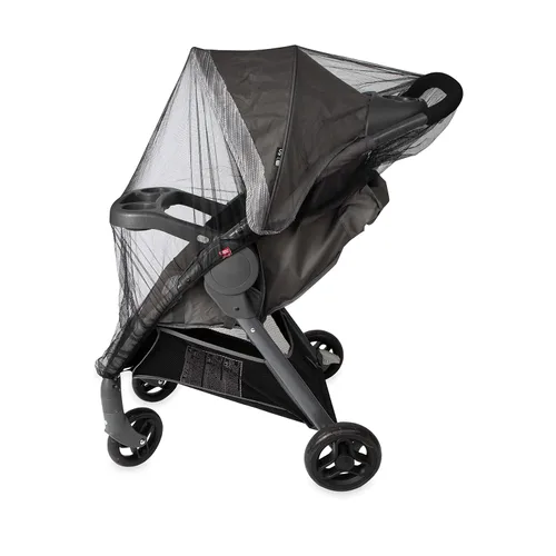 Vista 10 de Nuby Protector de lluvia para cochecito de correr, funda transparente para cochecito con bolsillo de almacenamiento, solo se adapta a la mayoría